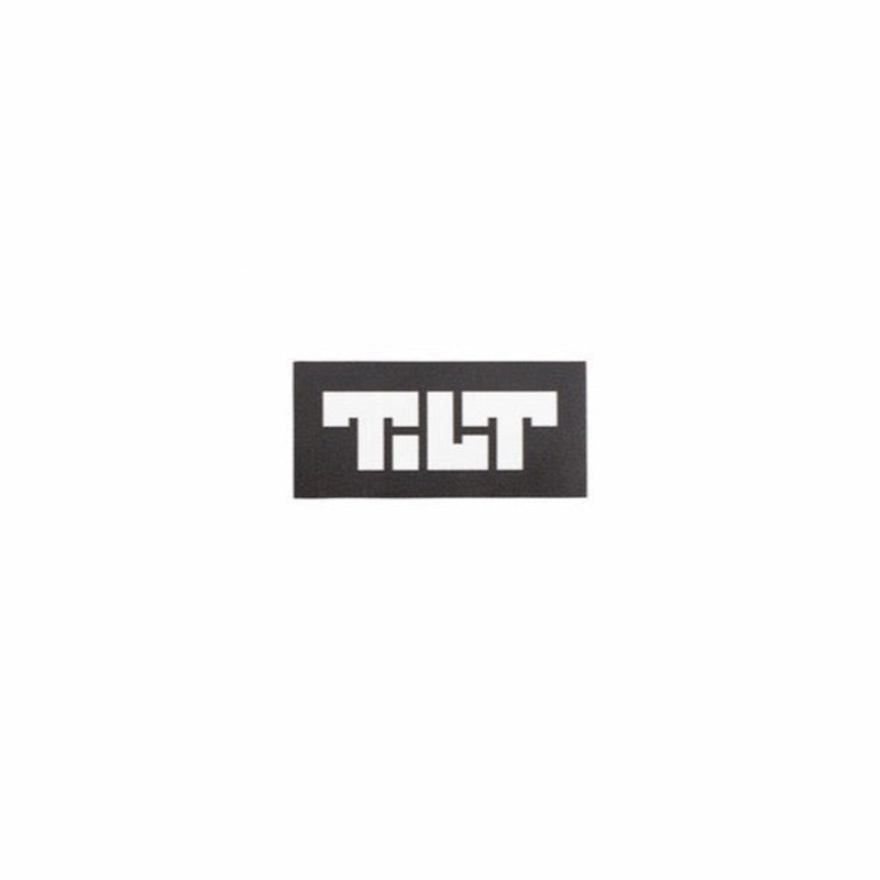 Tilt Block Logo Sticker|BLACK|RED