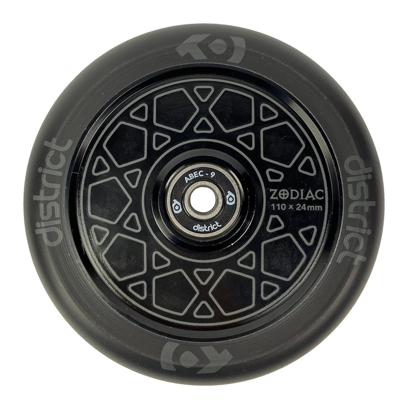 District Zodiac Wheels|BLACK|PINK|GOLD|BLUE|110MM x 24MM