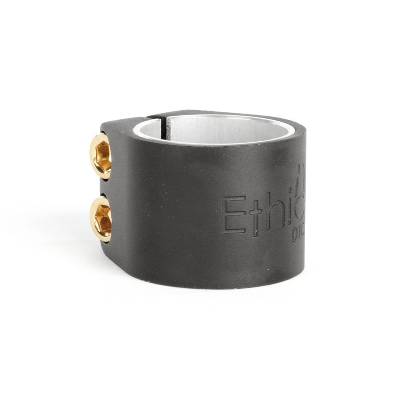 Ethic Aluminum Double Clamp|BLACK|RED|BLUE|BLACK CHROME