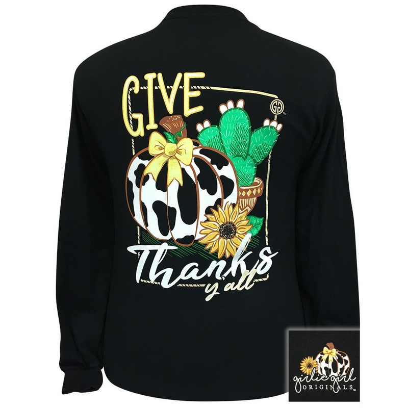 Give Thanks Y’all-Black LS-2313