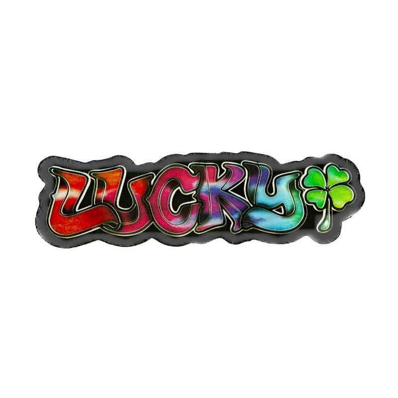 Lucky Tie-Dye Sticker
