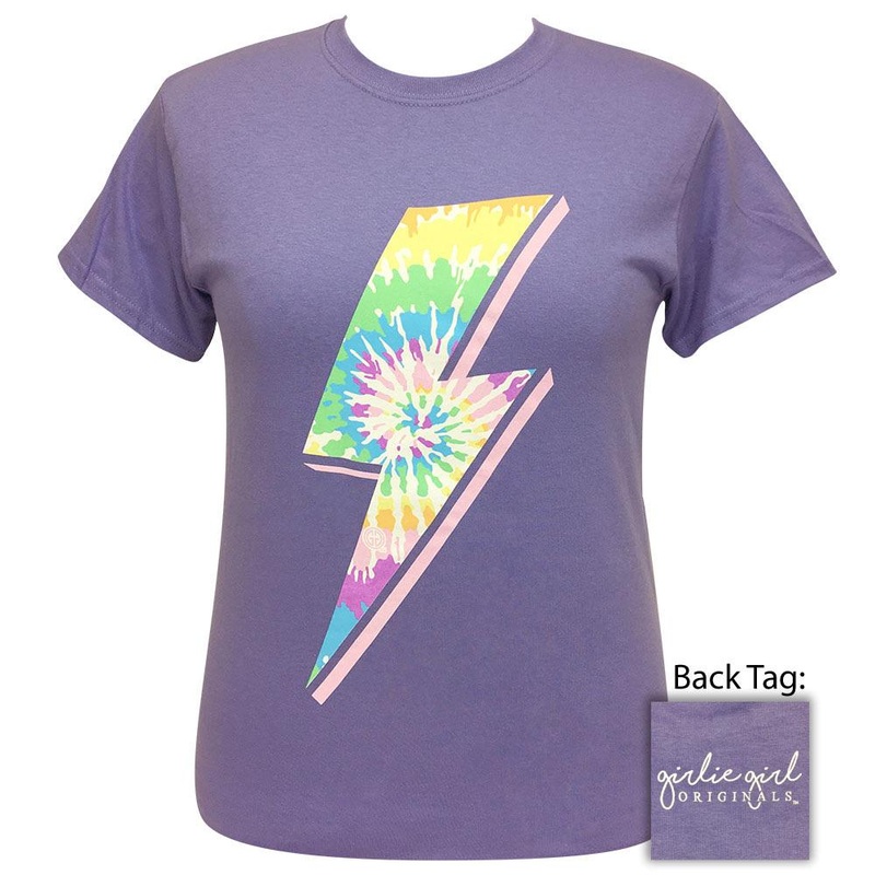 Tie Dye Bolt-Violet SS-2316|Violet|Youth Small|Youth Medium|Youth Large|Adult Small|Adult Medium|Adult Large|Adult X Large|Adult XX Large|Adult XXX Large