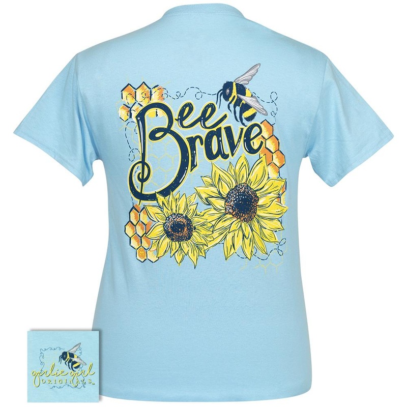 Bee Brave Sky Blue SS-2374|Sky Blue|Youth Small|Youth Medium|Youth Large|Adult Small|Adult Medium|Adult Large|Adult X Large|Adult XX Large|Adult XXX Large
