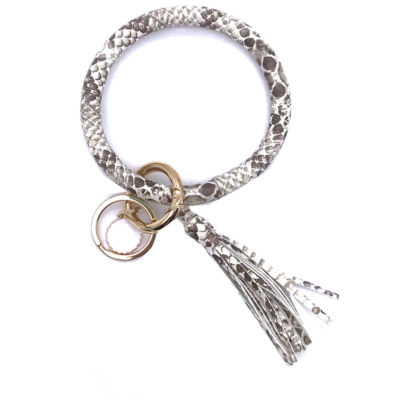 KC-8845 Brown Snake Wristlet Key Chain