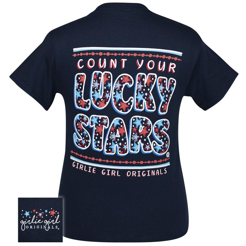 Lucky Stars Navy SS-2369|Navy|Youth Small|Youth Medium|Youth Large|Adult Small|Adult Medium|Adult Large|Adult X Large|Adult XX Large|Adult XXX Large