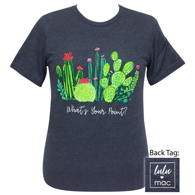 lulu mac-What’s Your Point-Heather Navy SS-LM45