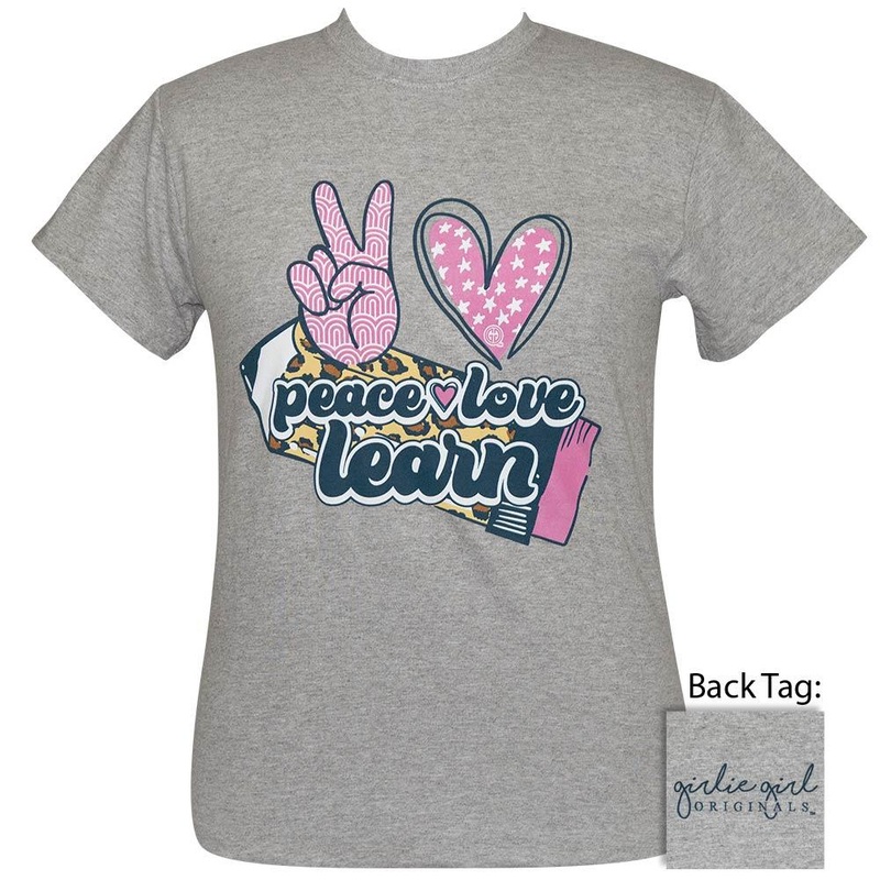 Peace Love Learn Sport Grey SS-2317