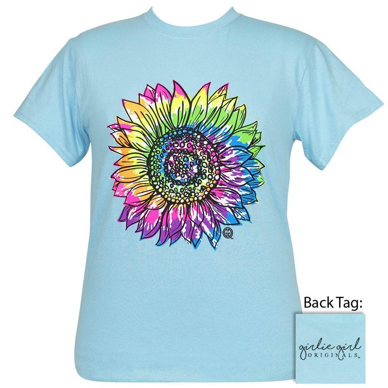 Tie Dye Sunflower Sky Blue SS-2305