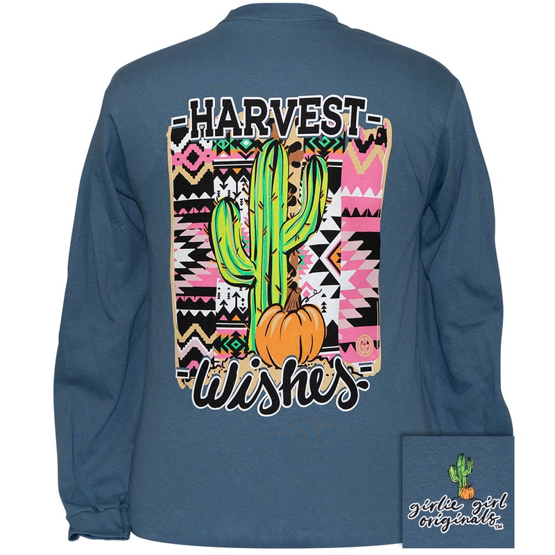Harvest Wishes – Indigo Blue LS-2429