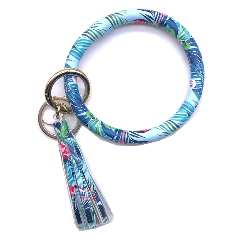 KC-8845 Blue Flamingo Key Chain