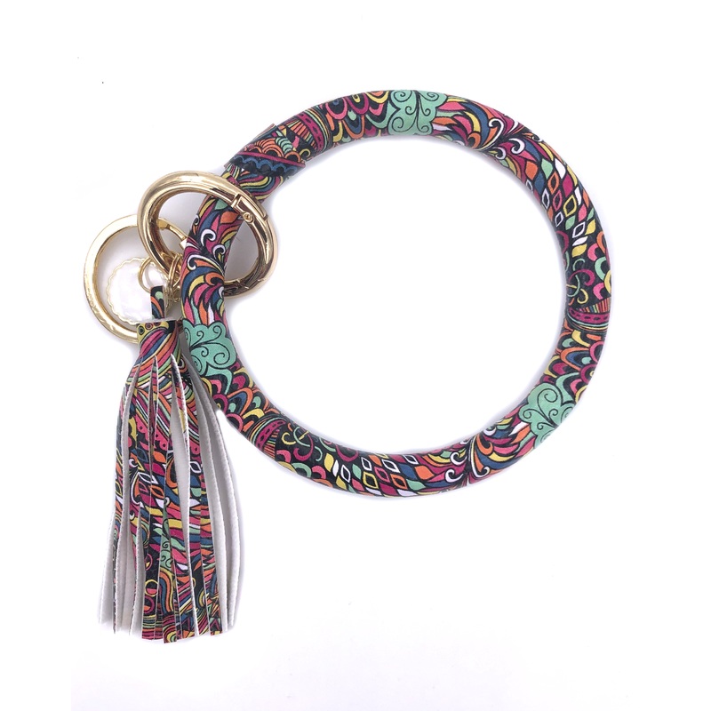 KC-8845 Mint Feather Key Chain