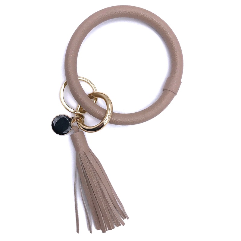 KC-8845 Taupe Wristlet Key Chain