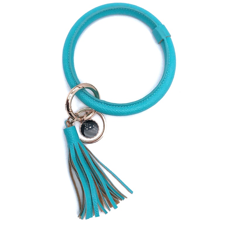 KC-8845 Turq Wristlet Key Chain