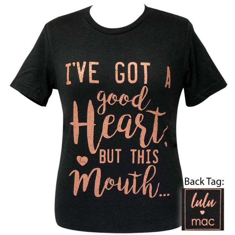 lulu mac-Good Heart-Black Heather SS-LM25