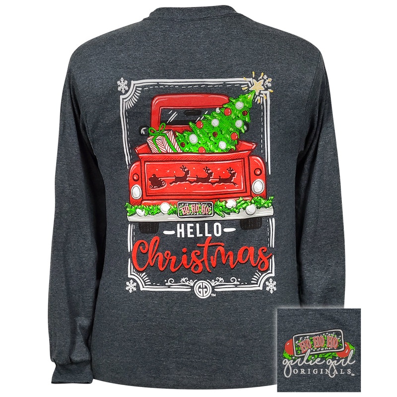 Hello Christmas – Dark Heather LS-2448