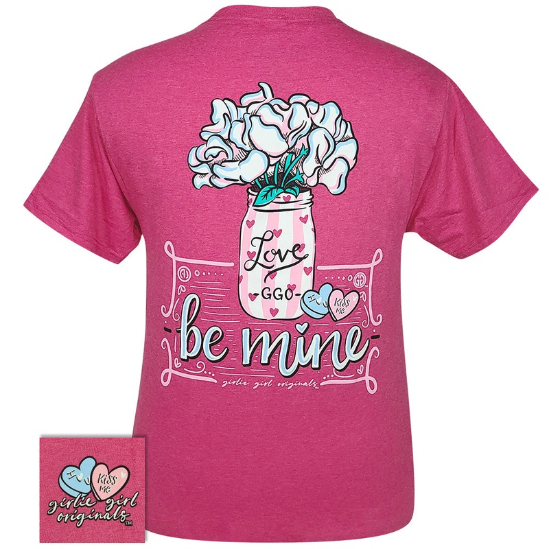 Be Mine Heather Pink SS-2398|Youth Small|Youth Medium|Youth Large|Adult Small|Adult Medium|Adult Large|Adult X-Large|Adult XX-Large|Adult XXX-Large