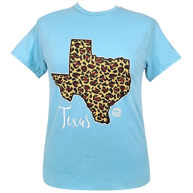 Leopard Texas Sky SS-1294|Adult Small|Adult Medium|Adult Large|Adult X-Large|Adult XX-Large|Adult XXX-Large
