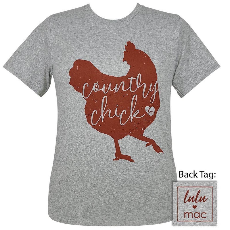 Lulu Mac – Country Chick – Athletic Heather SS – LM72
