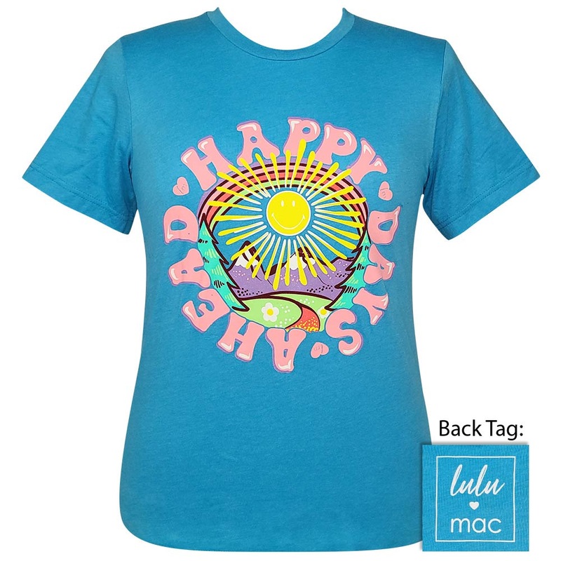 Lulu Mac – Happy Days – Heather Aqua SS – LM76