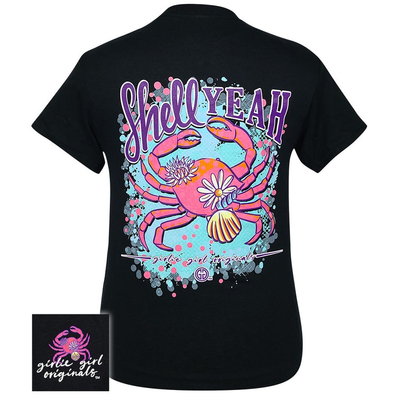 Shell Yeah Black SS-2470|Youth Small|Youth Medium|Youth Large|Adult Small|Adult Large|Adult X-Large|Adult XX-Large|Adult XXX-Large|Adult Medium