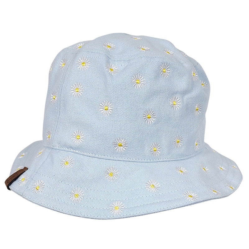 KB-005 C.C Daisy Rain Bucket Hat Light Blue