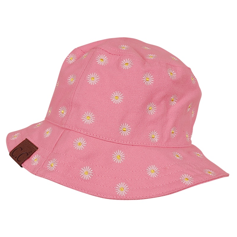 KB-005 C.C Daisy Rain Bucket Hat Pink