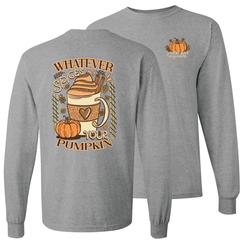 2563 Spices Your Pumpkin LS-Sports Grey