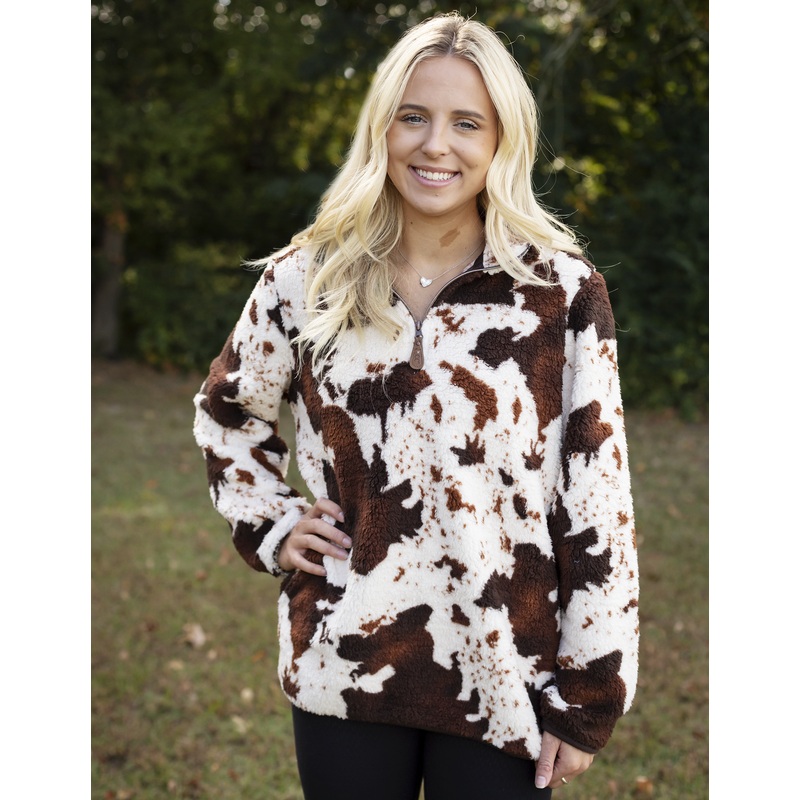 CW-4588-COW SHERPA|COW|RED-BLACK|Adult X Small|Adult Small|Adult Medium|Adult Large|Adult X Large|Adult XX Large|Adult XXX Large