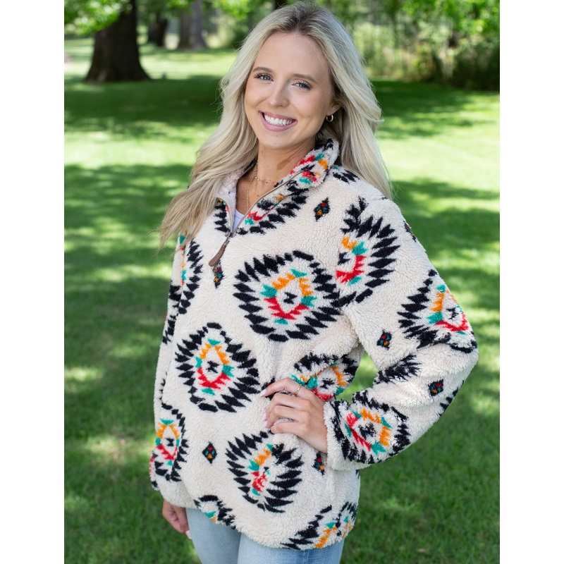 SH-3001 AZTEC SHERPA BEIGE|AZTEC|Adult XSmall|Adult Small|Adult Medium|Adult Large|Adult X-Large|Adult XX-Large|Adult XXX Large