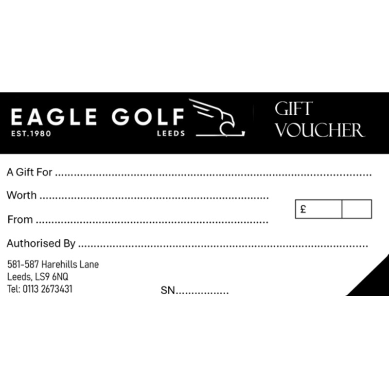 Eagle Golf Centre Leeds Gift Card In Store and Online