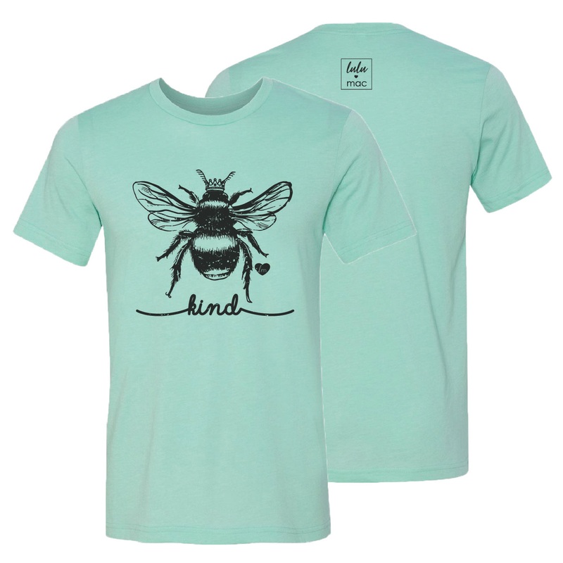 Lulu Mac 44 Bee Kind SS-Heather Mint