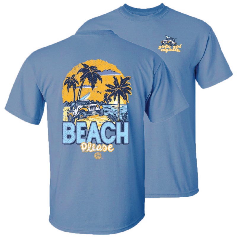 2575 Beach Please SS-Stone Blue