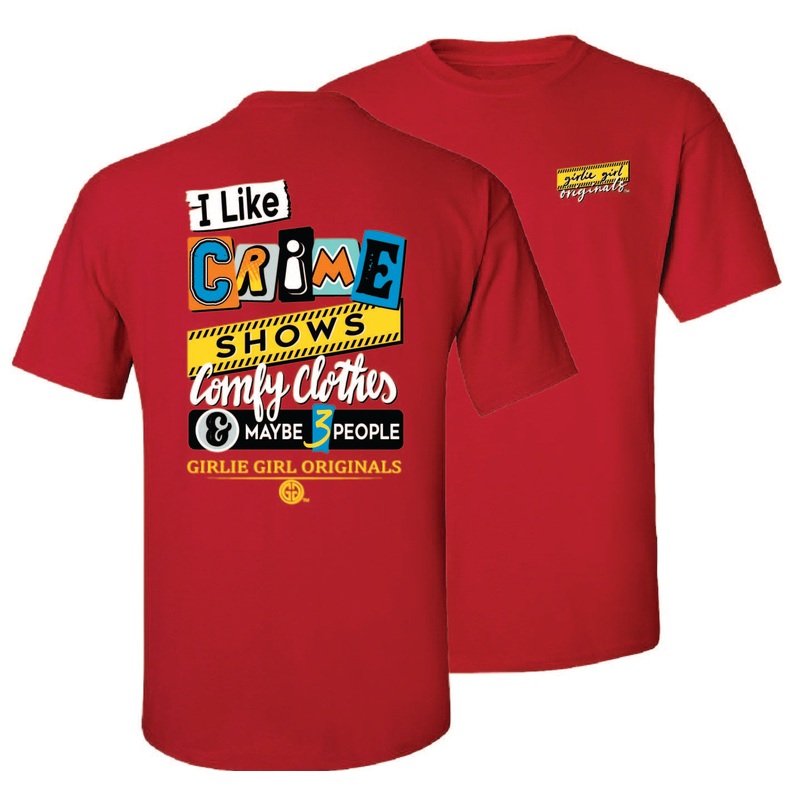 2606 Crime Shows SS-Cherry Red