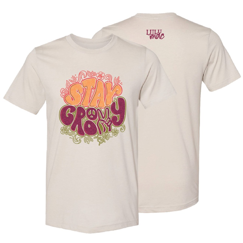 Lulu Mac-102 Stay Groovy SS-Heather Dust