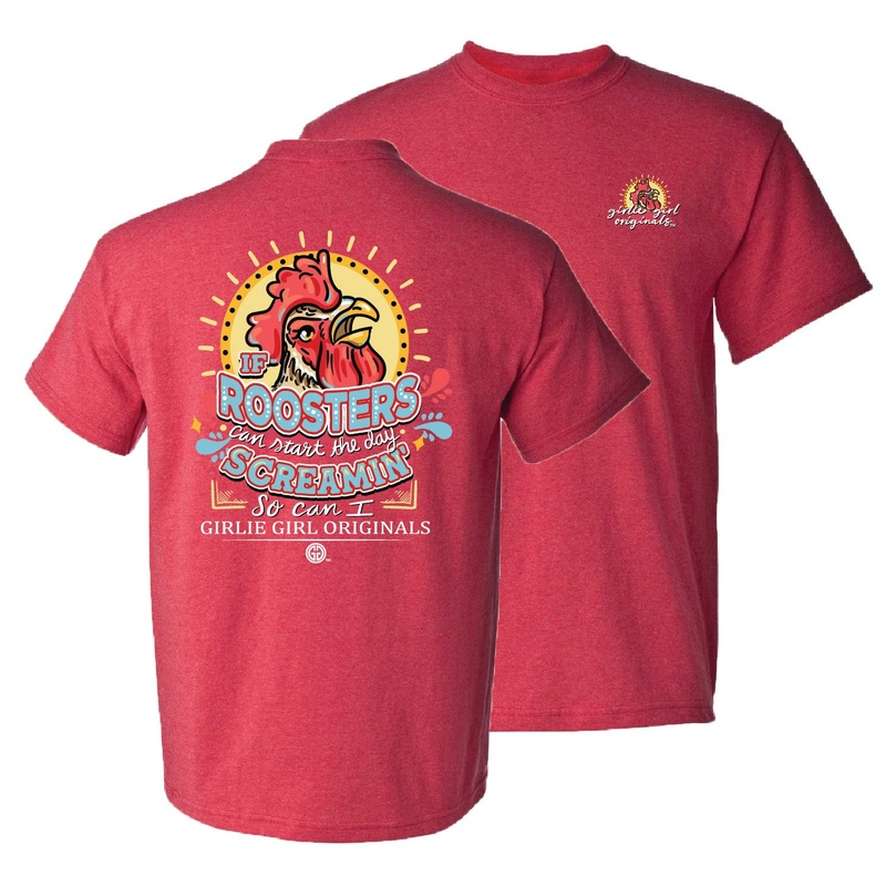 Rooster Screaming’ 2592 SS-Heather Red
