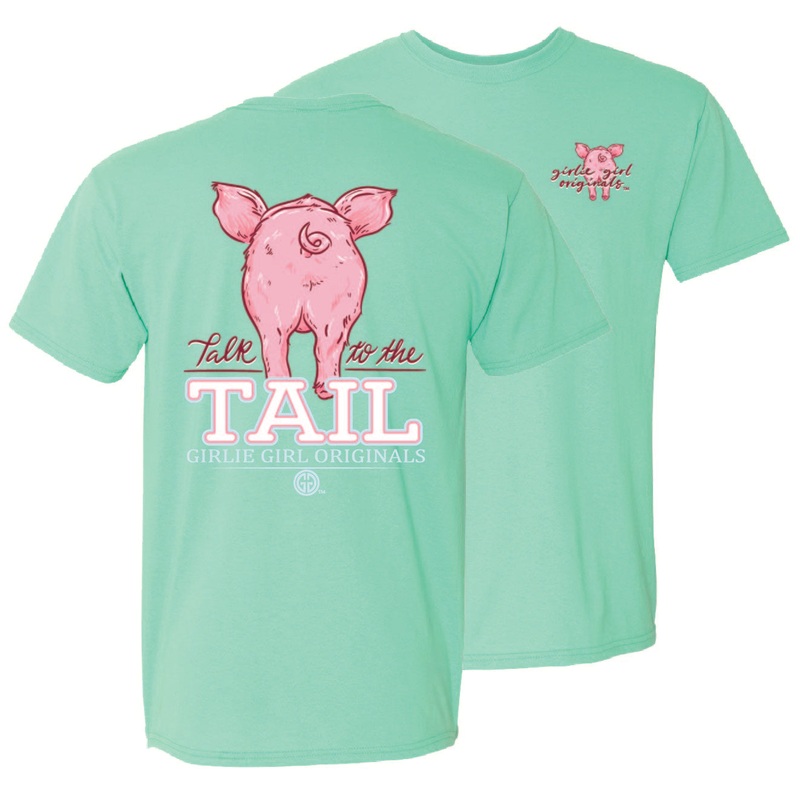 2611 Tail Pig-SS Cool Mint|Cool Mint|Youth Small|Youth Medium|Youth Large|Adult Small|Adult Medium|Adult Large|Adult X-Large|Adult XX-Large|Adult XXX-Large