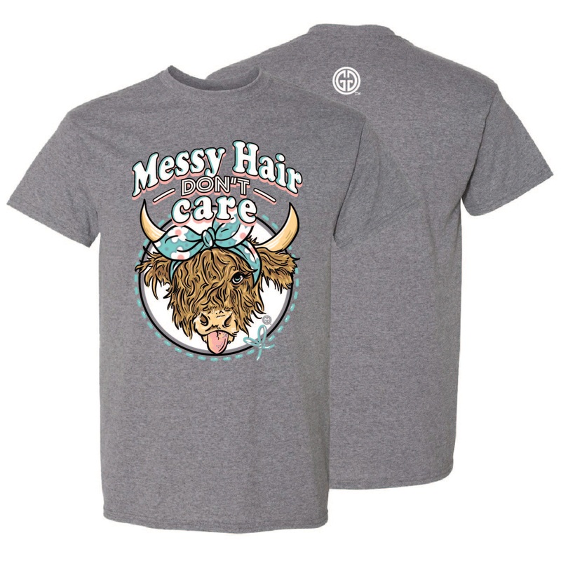 2612 Messy Highland-SS Graphite Heather
