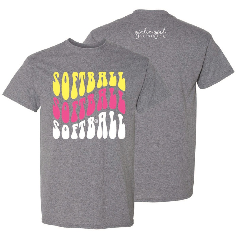 2618 Puff Softball-SS Graphite Heather