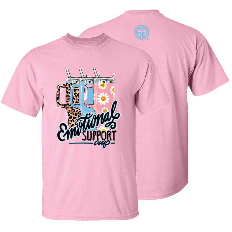 2631 Emotional Support-SS Light Pink