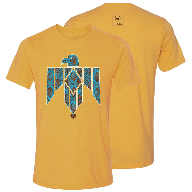 lulu mac-Snake Skin Thunderbird-Heather Mustard SS-LM15