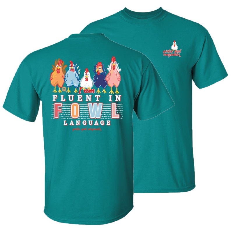 2636 Fowl Language Back Design  Jade Dome