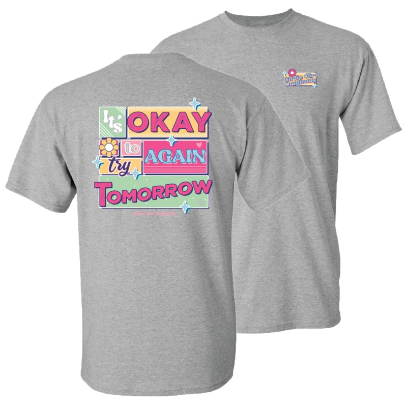 2639 It’s Okay|Sports Grey|Youth Small|Youth Medium|Youth Large|Adult Small|Adult Medium|Adult Large|Adult X-Large|Adult XX-Large|Adult XXX-Large