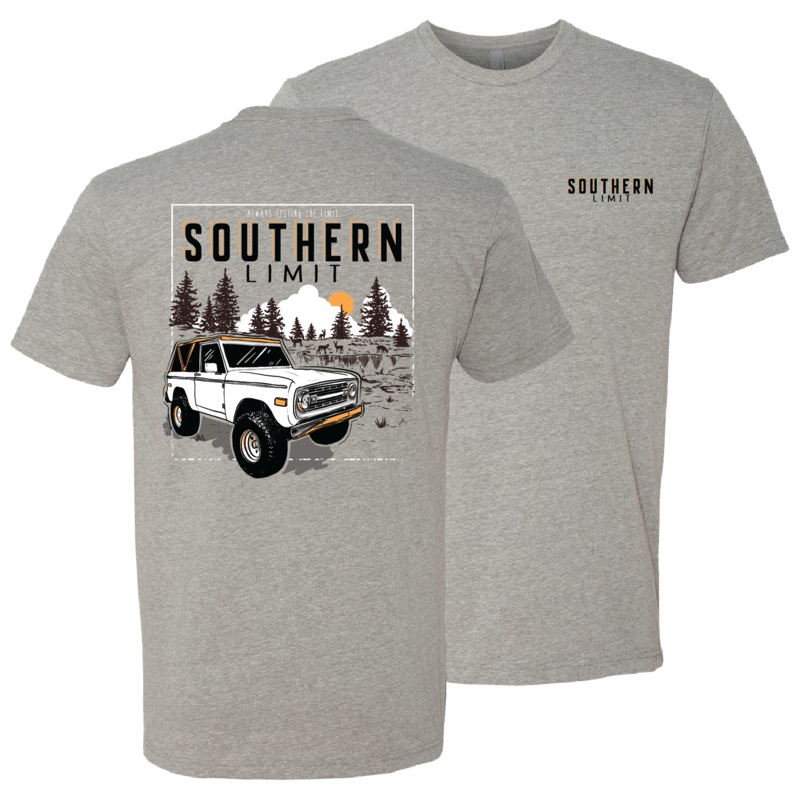 Southern Limit-121 Bronco Deer SS-Dark Heather Grey