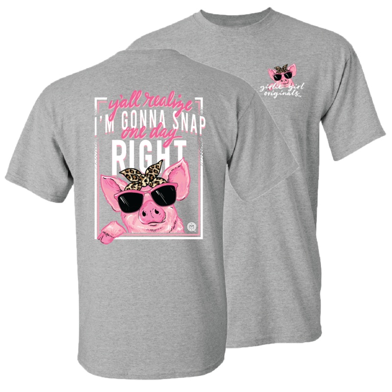 2658 Gonna Snap Sport Grey|Sports Grey|Youth Small|Youth Medium|Youth Large|Adult Small|Adult Medium|Adult Large|Adult X-Large|Adult XX-Large|Adult XXX-Large