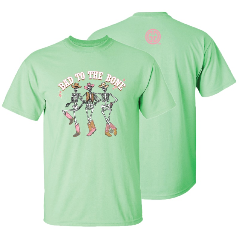 2670 Bad to the Bone Mint|Mint|Youth Small|Youth Medium|Youth Large|Adult Small|Adult Large|Adult XXX-Large|Adult Medium|Adult XX-Large|Adult X-Large