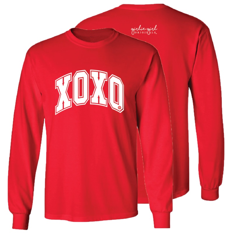 2679 XOXO Red|Red|Adult Small|Adult Medium|Adult Large|Adult X-Large|Adult XX-Large|Adult XXX-Large