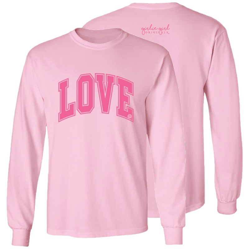 2680 LOVE Light Pink|Light Pink|Adult Small|Adult Medium|Adult Large|Adult X-Large|Adult XX-Large|Adult XXX-Large