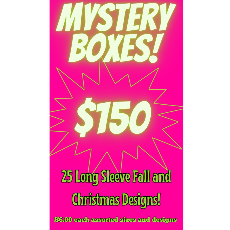 Mystery Box Long Sleeve – 25 Piece Fall and Christmas