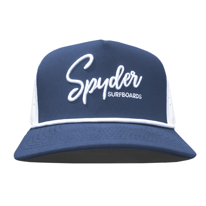 SPYDER SURFBOARDS SCRIPT PUFF EMBROIDERED HAT
