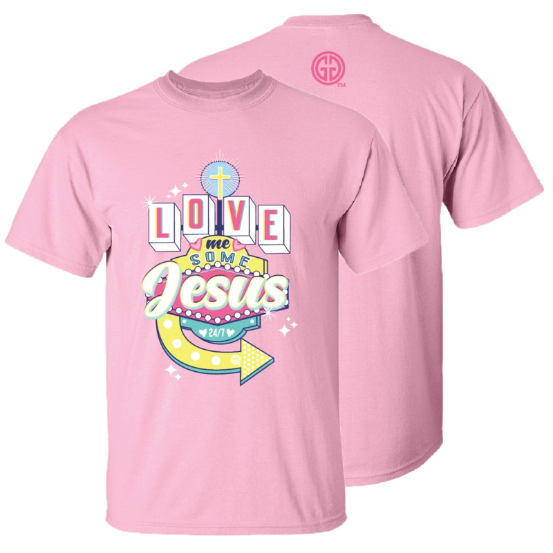 2655 Love Jesus Sign Light Pink